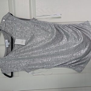 NWT Calvin klein silver top Size small